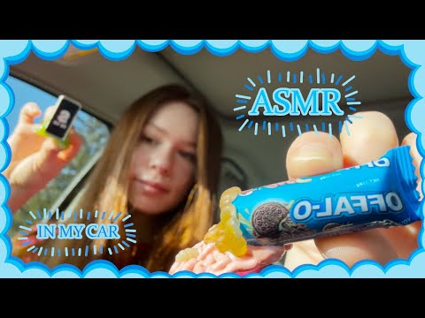 ASMR | Car Ramble (Opening Mini items, Count Down)