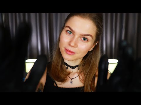 ASMR Touching Your Face with Soft Tools  Personal Attention ~ Soft Spoken/Whispers