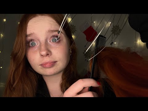 ASMR Girl Who Is Obsessed With You Plays With Your Hair In Class 💆🏼‍♀️