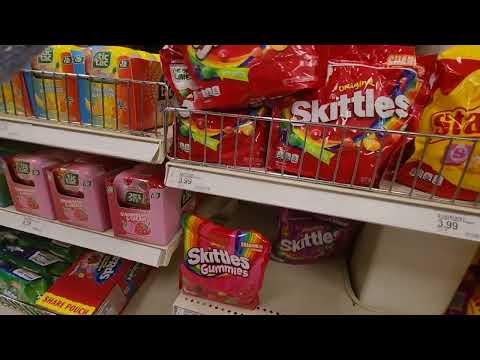 Target Candy Aisle Shelf Organization 11-10-2023