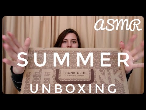 Summer Trunk Club Unboxing ASMR (Fabric Scratching and Plastic)