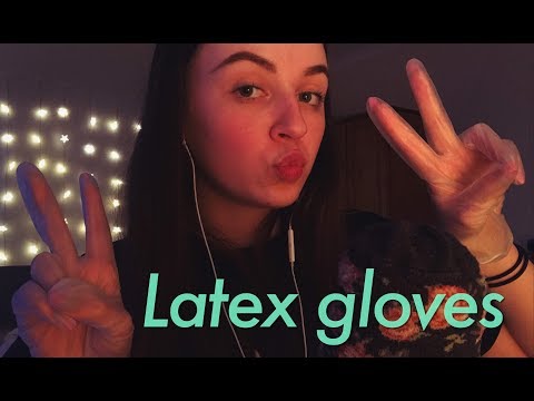 Hand sounds with latex gloves! - ASMR