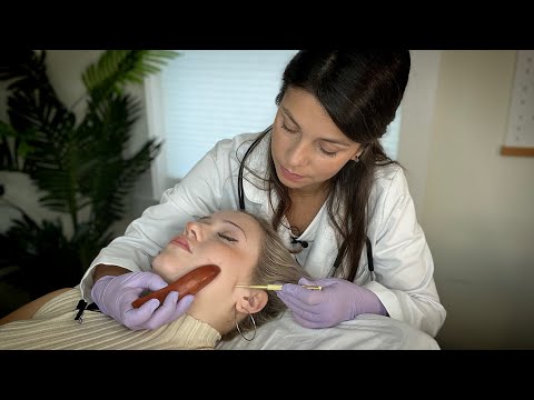 ASMR Face Mapping & Scalp Check | Real Person Medical Exam, Lymphatic Massage | Soft Spoken Roleplay