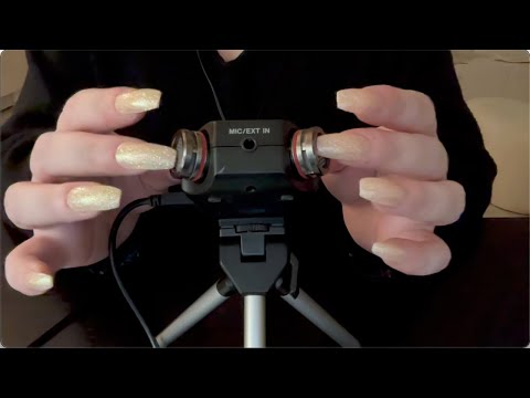 ASMR | Tascam tapping & scratching, extreme tingles, no talking, long nails