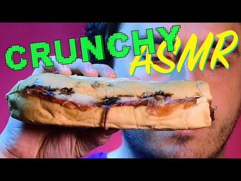 ASMR SUPER CRUNCH HUGE TOASTED SUB SANDWICH *NO TALKING* 먹방