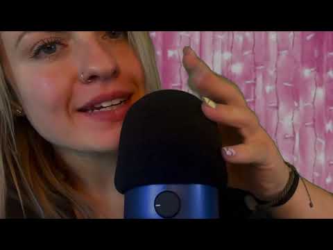 ⚠️ asmr VERY aggressive mic triggers (scratching, brushing, covering, gripping, blowing)