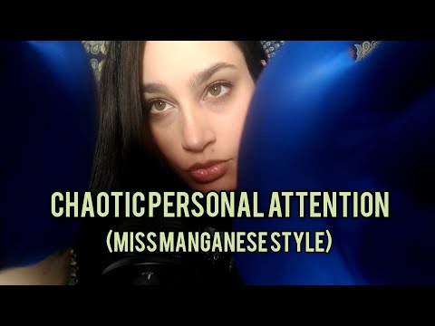 ASMR Chaotic FAST Personal Attention, Glove Sounds (Ends Abruptly)