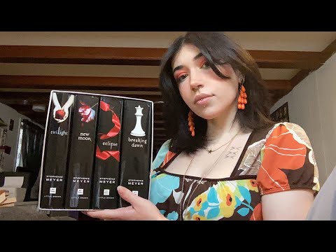 My Book Collection ASMR | Tapping, Whispering, Page Flipping, Book Gripping