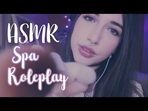ASMR ♡ relaxing face and skin massage spa (brazilian portuguese)