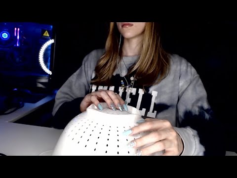 tapping on bowls over mic ASMR