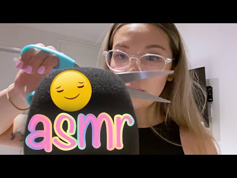 asmr with scissors only