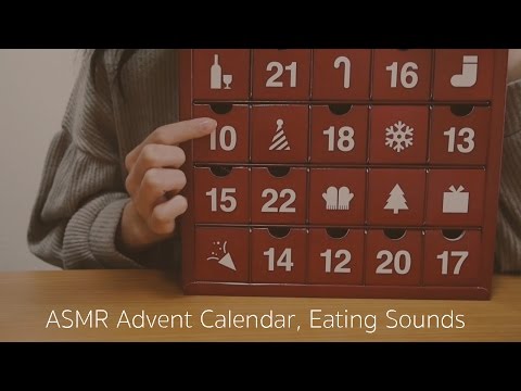 (ENG SUB)[ASMR] Twitterまとめ、囁き声でクリスマスカウントダウン！咀嚼音 Advent Calendar, Eating Sounds, Whispering
