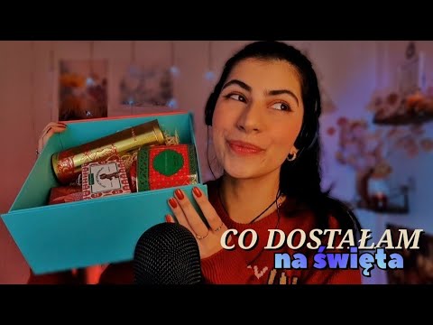 ASMR po polsku CO DOSTAŁAM NA ŚWIĘTA show&tell 🎁