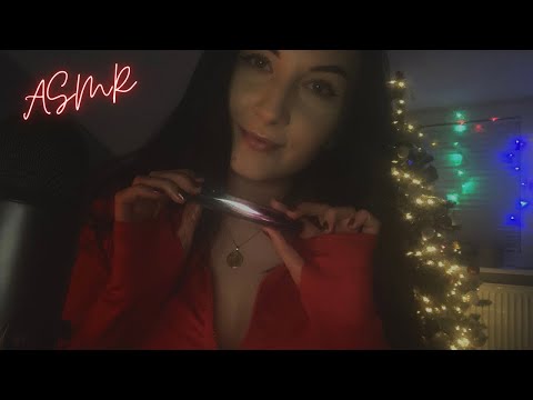 ASMR| 💋 doing your makeup on a date (whispering, mouth sounds, hand movements)