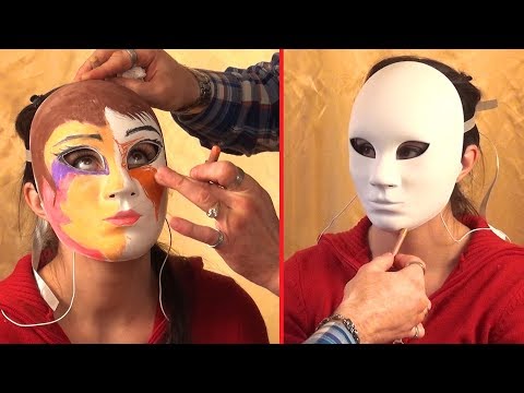 ASMR Mask Painting | Masquerade Preparation