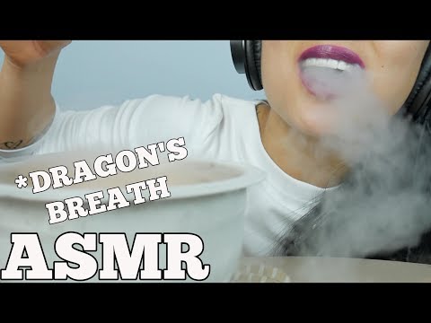 ASMR Dragon's Breath CHEESE PUFFS *Liquid Nitrogen (EXTREME CRUNCH EATING SOUNDS) | SAS-ASMR