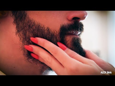 ASMR | Beard scratching soft  massage caressing