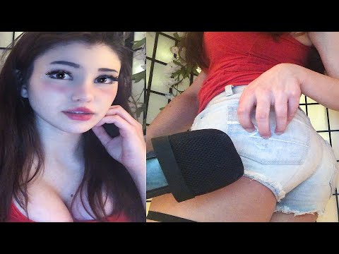 ASMR | Jean Shorts Scratching (Aggressive and Relaxing Fabric Sounds)