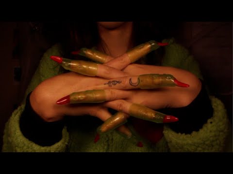 Witchy Hand Movements ASMR - Relaxing Layered Mouth Sounds💚