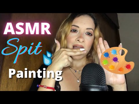 ASMR|SPIT PAINTING YOUR FACE 💦😴