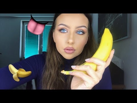 ASMR BANANA EATING - intense mouth sounds , banana sounds