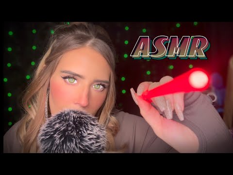 ASMR ✨ Tingly clicky whispers with tapping, lights, personal attention, & affirmations for sleep ✨