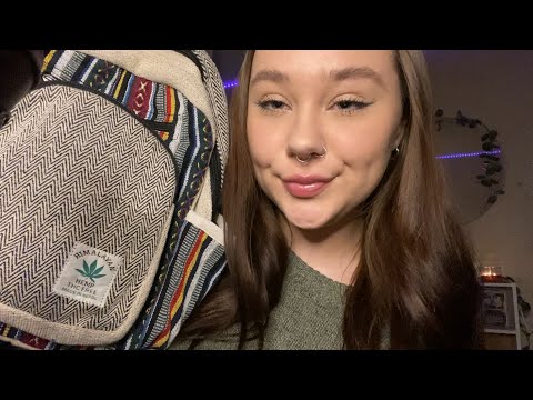 ASMR What’s In My Bag (Whispers, Tapping, Scratching)