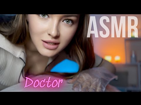АСМР Нежный приём врача-косметолога ASMR Dermatologist Role Play Face treatment