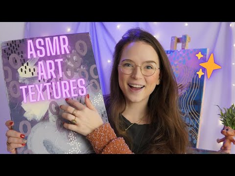 ASMR | Feel All The Textures | Livestream Paintings & Rambling About Art