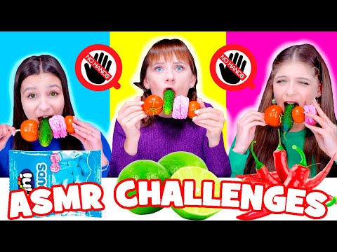 ASMR Most Popular Challenges | Copy Me Challenge Eating