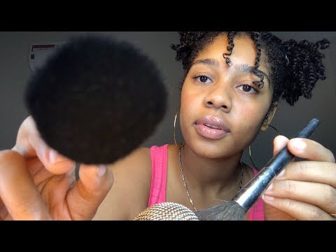ASMR- Saying "Stipple" While Stippling the Mic & Your Face 🤗💕