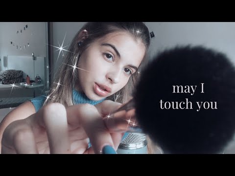 ASMR TOQUES NA TELA (may I touch you) | Camera Touching & Camera Brushing