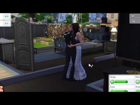 ASMR Gameplay The Sims - Casamento de Lye e Travis 👰🏻 🤵🏻