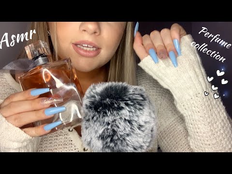 ASMR | Tapping on My Perfume Collection *long nails ✨💕