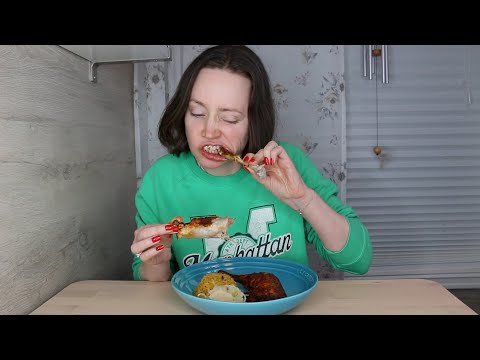 ASMR Whisper Eating Sounds | Chicken So Crunchy and Yummy | Mukbang 먹방