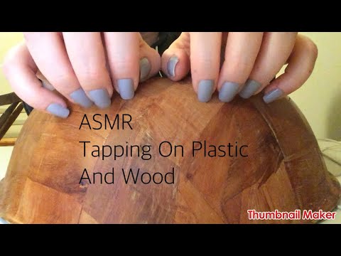 ASMR Tapping On Plastic And Wood (Whispered)