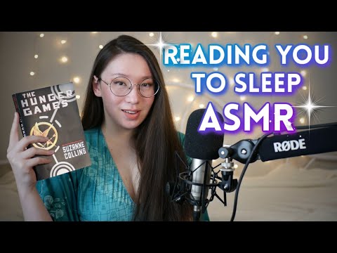 ASMR 📚 Reading You To Sleep 😴 Soft Spoken + Crinkly Page Flipping 📖 The Hunger Games