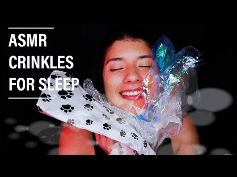 ASMR - CRINKLES FOR SLEEP | SENSITIVE ASMR TRIGGERS