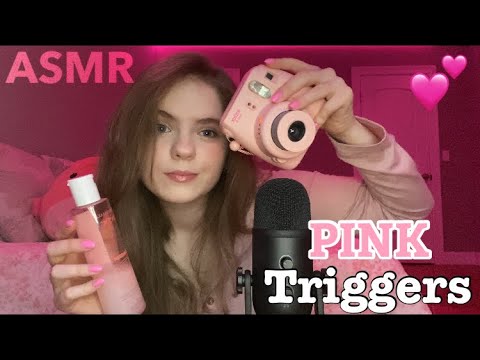 ASMR Pink triggers 💖💖