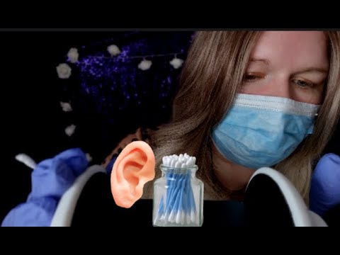 ASMR INTENSE Deep Ear Cleaning, Wax Removal, Gum Chewing, Soft Speaking RP.