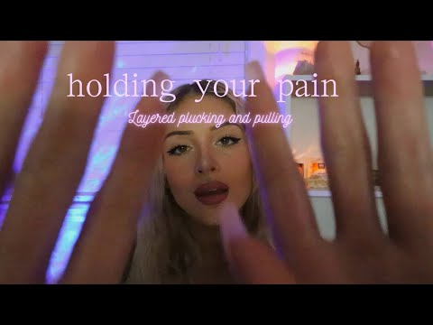 ASMR Reiki Safe Space for sadness/grief🌟( gently comforting, invisible triggers, pluck and pull)