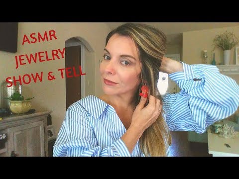 ASMR | Show and tell | Tapping | Jewelry Show and tell  | Whispering