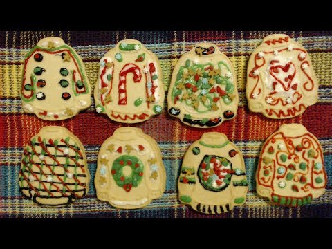 ASMR | Decorating Ugly Christmas Sweater Cookies (Whisper)