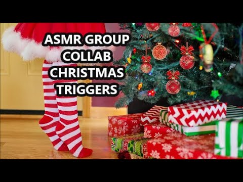 #ASMR Group Collab - Christmas Triggers ! Tingle Overload! Over 35 ASMR Creators ! #relax #tingles