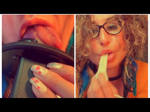ASMR ear eating, nibbling and honey licking wotnottery.  Mrs Frizzle or Bette Midler?