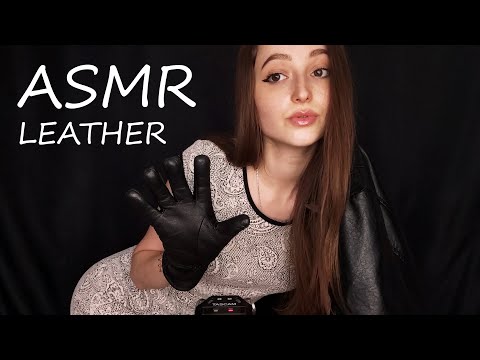 ASMR Leather Gloves and Jacket / Tingles & Triggers Relax Sounds