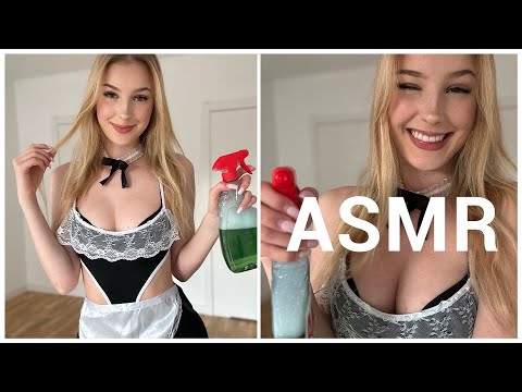 ASMR MAID CLEANS YOUR APPARTMENT! 🐥