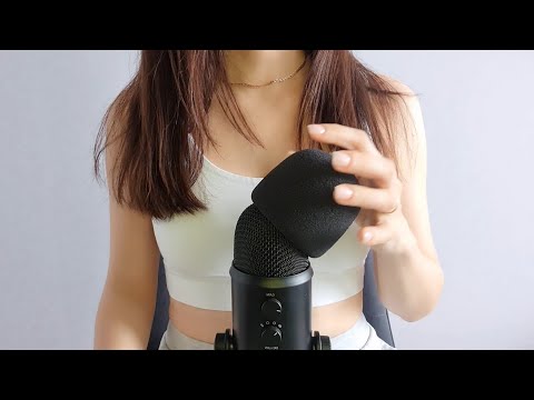ASMR Fast & Aggressive Mic Massage,  Mic Scratching with Mic Cover pumping