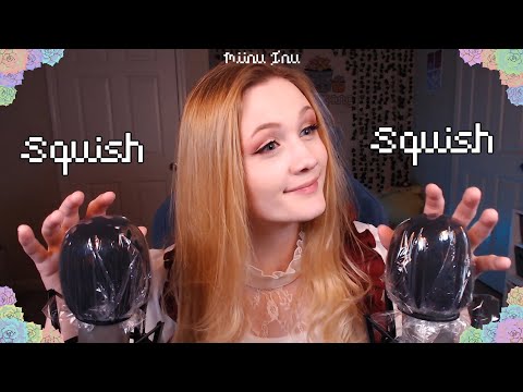 ASMR Squishy Plastic Sounds / Microphone Tapping