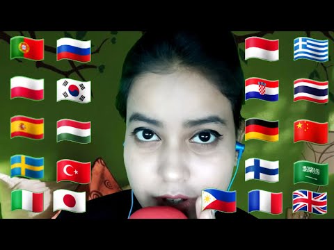 ASMR How To Say "Be Happy" In Different Languages